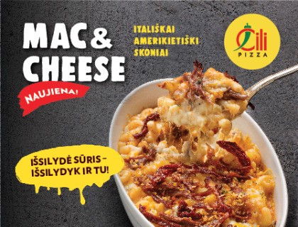 Itališkai amerikietiški MAC&CHEESE skoniai