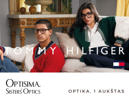 Nauja "Tommy Hilfiger" akinių rėmelių kolekcija jau mūsų optikoje PC MADA!