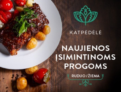 Nauji šaltojo sezono skoniai restoranuose "Katpėdėlė"