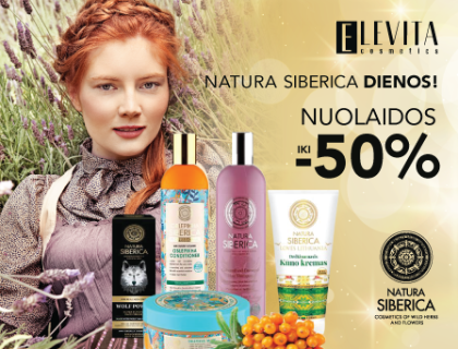 NATURA SIBERICA DIENOS nuolaidos net iki 50%