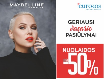 Geriausi EUROKOS vasario pasiūlymai! Nuolaidos iki -50 %!