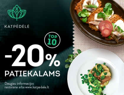 TOP 10 patiekalams -20%