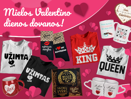 Mielos Valentino dienos dovanos