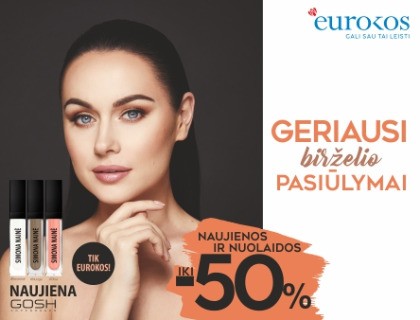 Geriausi EUROKOS birželio pasiūlymai! Nuolaidos iki -50 %!