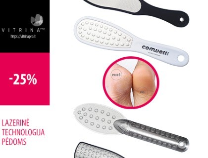 Lazerinėms pėdų dildėms -25%