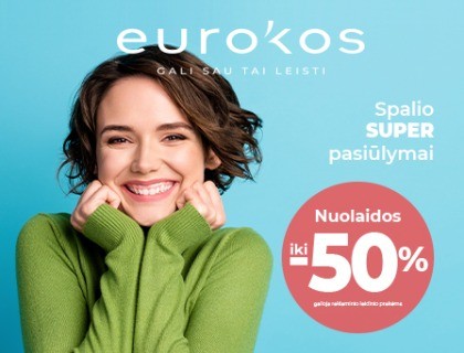 EUROKOS SUPER pasiūlymai ir nuolaidos iki -50 %!