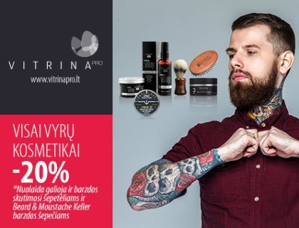 Visai VYRIŠKAI kosmetikai -20%