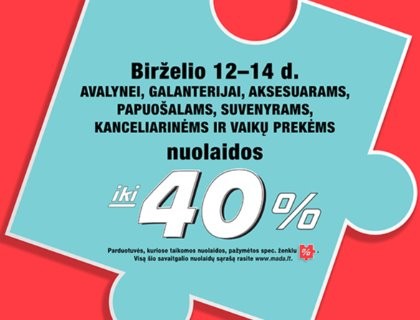 NUSIAUBK MADĄ dalimis!