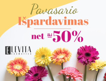 Pavasario akcijos iki 50%
